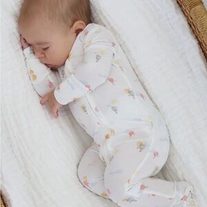 Luna + Luca Sunny Days Bamboo Jumpsuit, Size 0-3 month